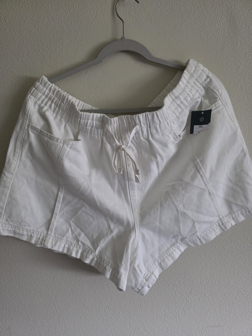 Universal Thread White High-Waist Drawstring Shorts